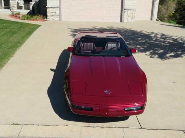 1993 Ruby Red Chevrolet Corvette Convertible