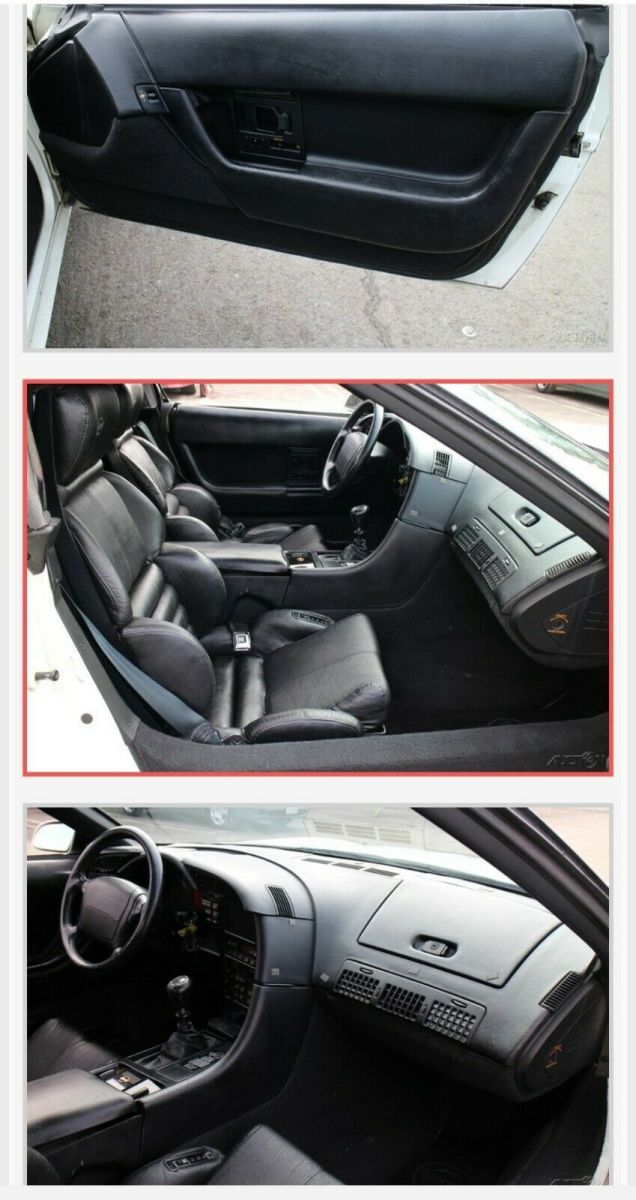 1993 White Chevrolet Corvette Convertible