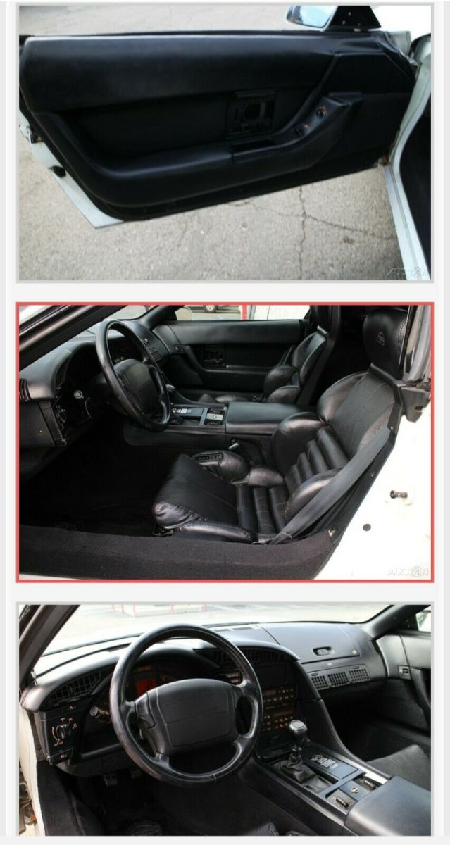 1993 White Chevrolet Corvette Convertible