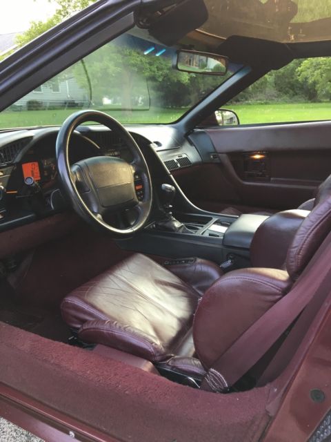 1993 ruby red Chevrolet Corvette Coupe