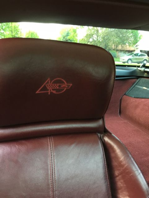 1993 ruby red Chevrolet Corvette Coupe