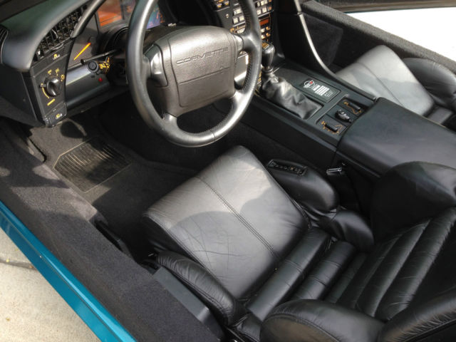 1993 Teal Chevrolet Corvette Convertible