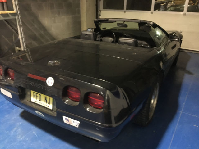 1993 Black Chevrolet Corvette Convertible