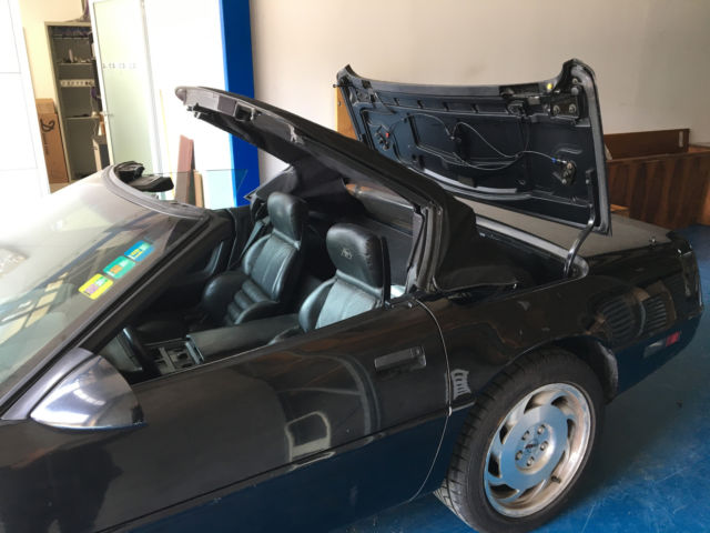 1993 Black Chevrolet Corvette Convertible