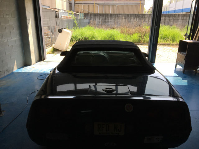 1993 Black Chevrolet Corvette Convertible