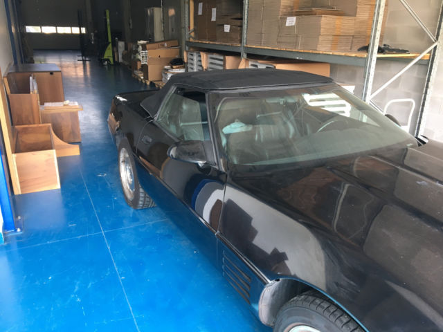 1993 Black Chevrolet Corvette Convertible