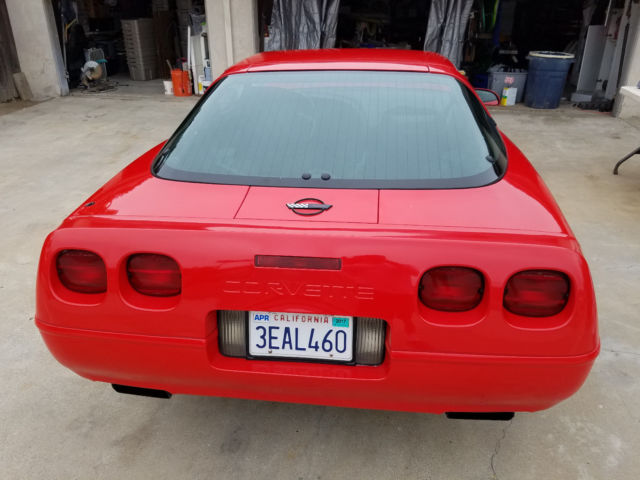 1993 Red Chevrolet Corvette