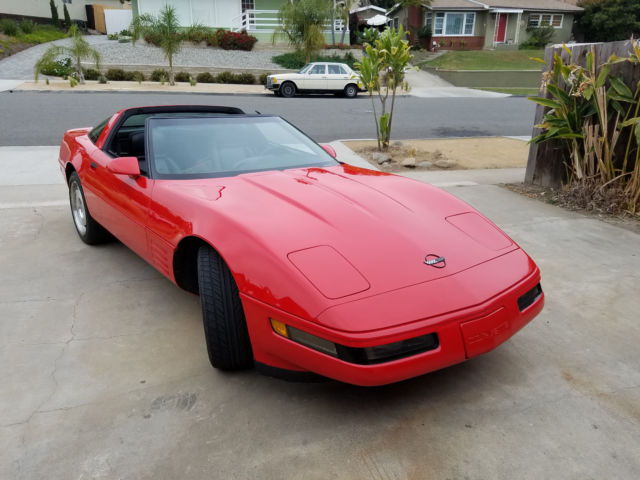 1993 Red Chevrolet Corvette