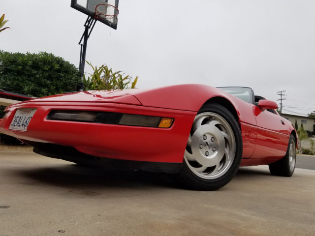 1993 Red Chevrolet Corvette