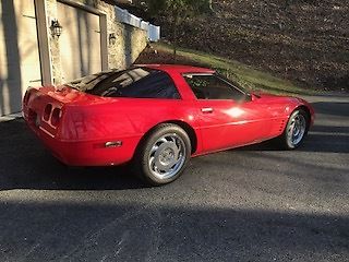 1993 Red Chevrolet Corvette Coupe