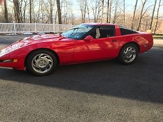 1993 Red Chevrolet Corvette Coupe