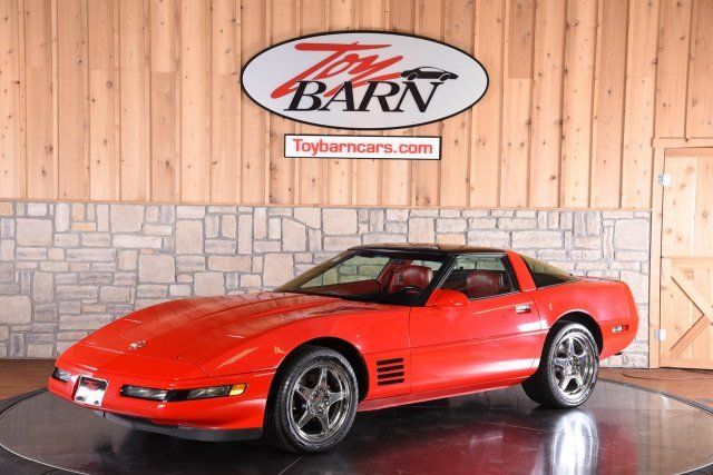 1993 Red Chevrolet Corvette --