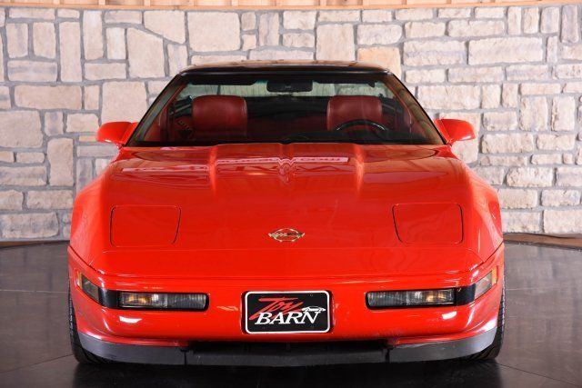 1993 Red Chevrolet Corvette --