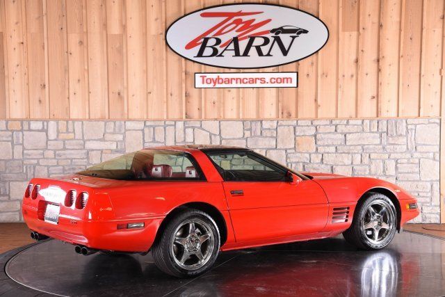 1993 Red Chevrolet Corvette --