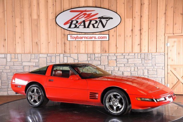 1993 Red Chevrolet Corvette --