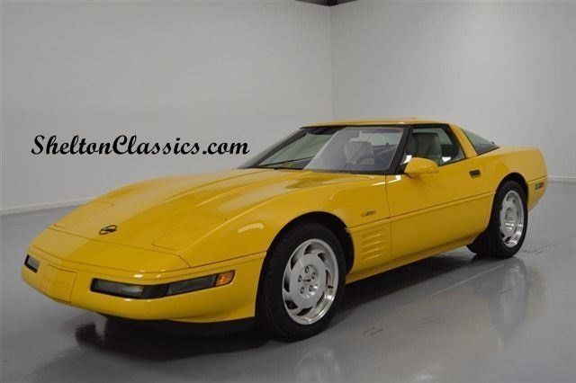 1993 Yellow Chevrolet Corvette Coupe