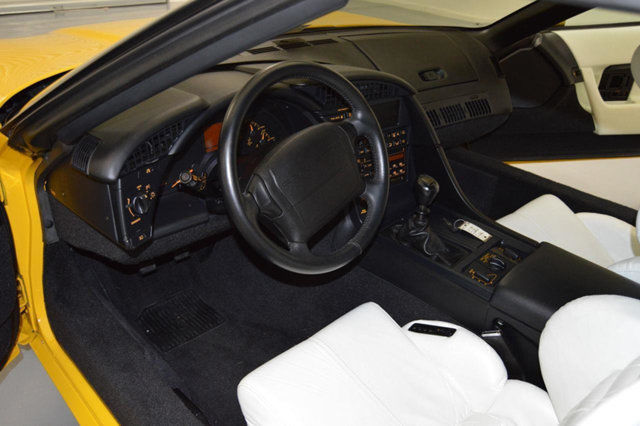 1993 Yellow Chevrolet Corvette Coupe