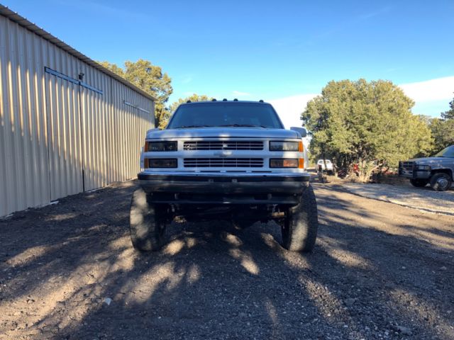 1993 white / silver Chevrolet C/K Pickup 2500 Extended Cab Pickup