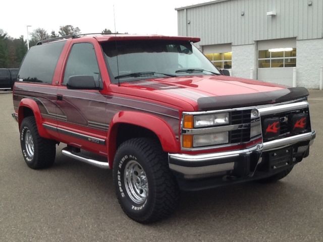 1993 Red Chevrolet Blazer