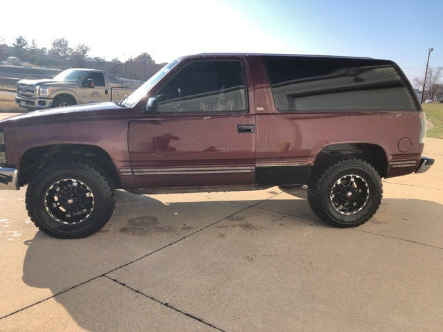 1993 Burgundy Chevrolet Blazer SUV