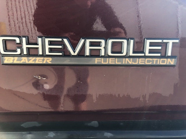 1993 Burgundy Chevrolet Blazer SUV