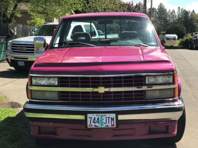 1993 RASPBERRY METALLIC Chevrolet C/K Pickup 1500 Standard Cab Pickup