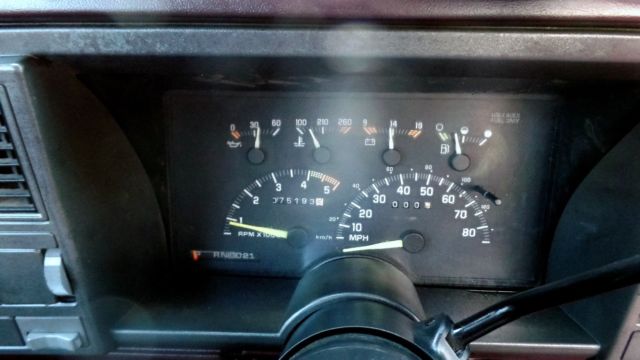 1993 Red Chevrolet C/K Pickup 1500 Standard Cab Pickup