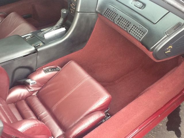 1993 Burgundy Chevrolet Corvette Coupe