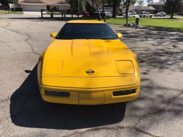 1993 Yellow Chevrolet Corvette