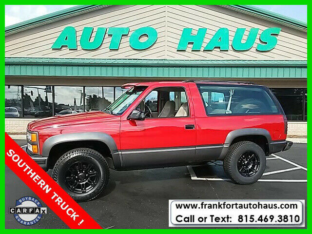 1993 Red Chevrolet Blazer SUV