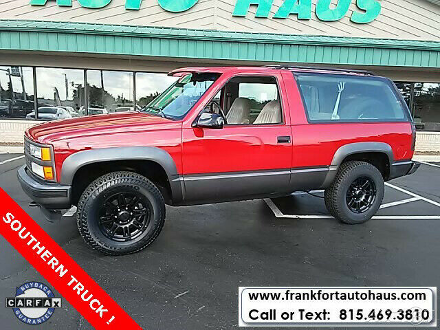 1993 Red Chevrolet Blazer SUV