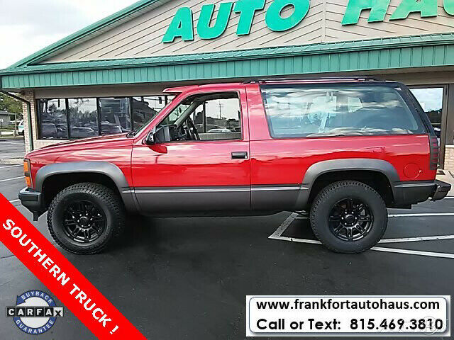 1993 Red Chevrolet Blazer SUV