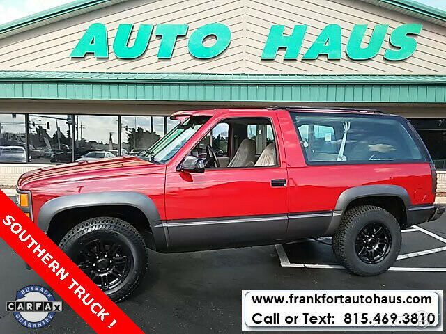 1993 Red Chevrolet Blazer SUV