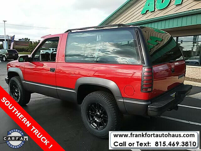 1993 Red Chevrolet Blazer SUV