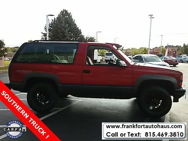 1993 Red Chevrolet Blazer SUV