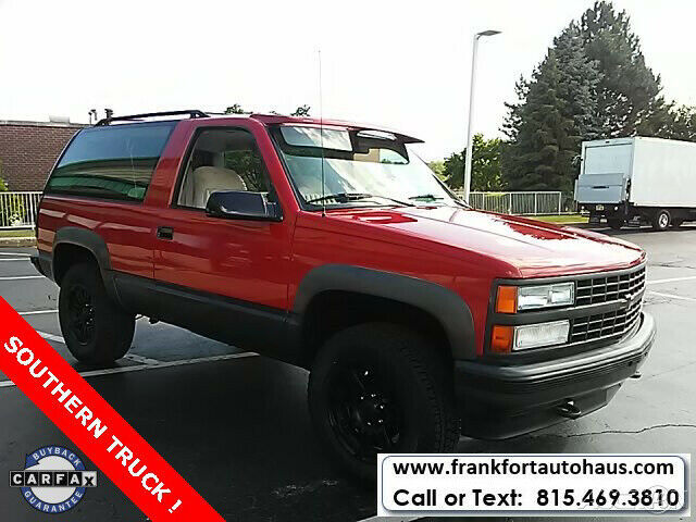 1993 Red Chevrolet Blazer SUV