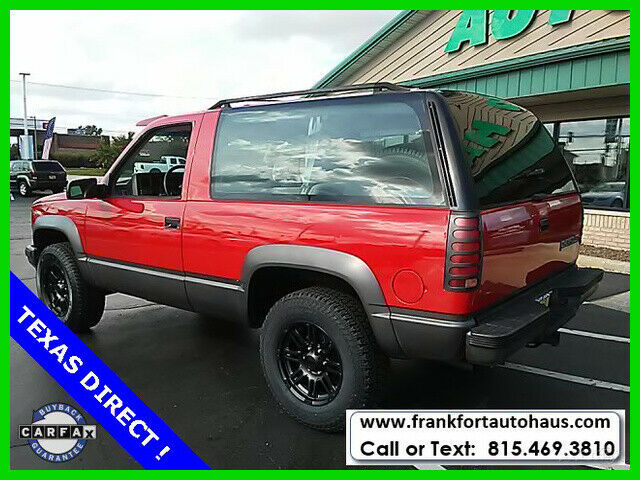 1993 Red Chevrolet Blazer SUV