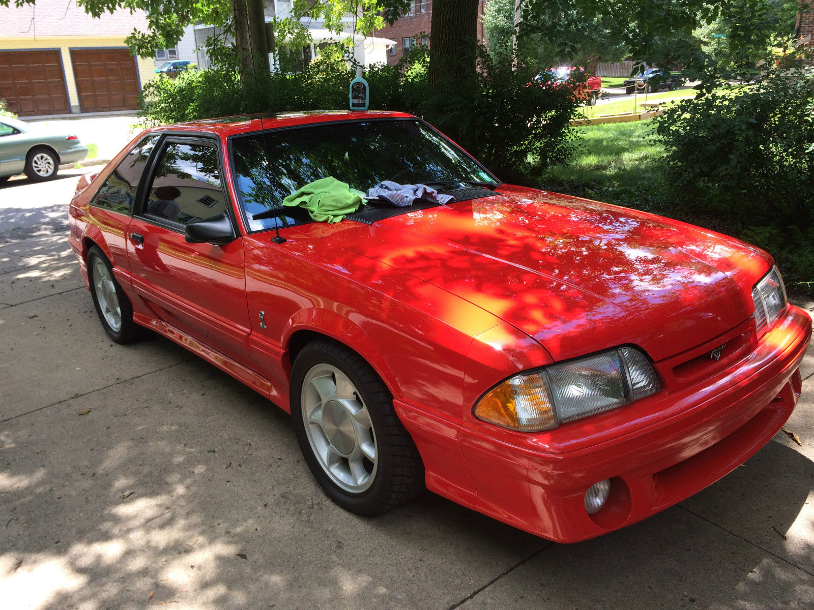 1993 Black Ford Mustang Hatchback