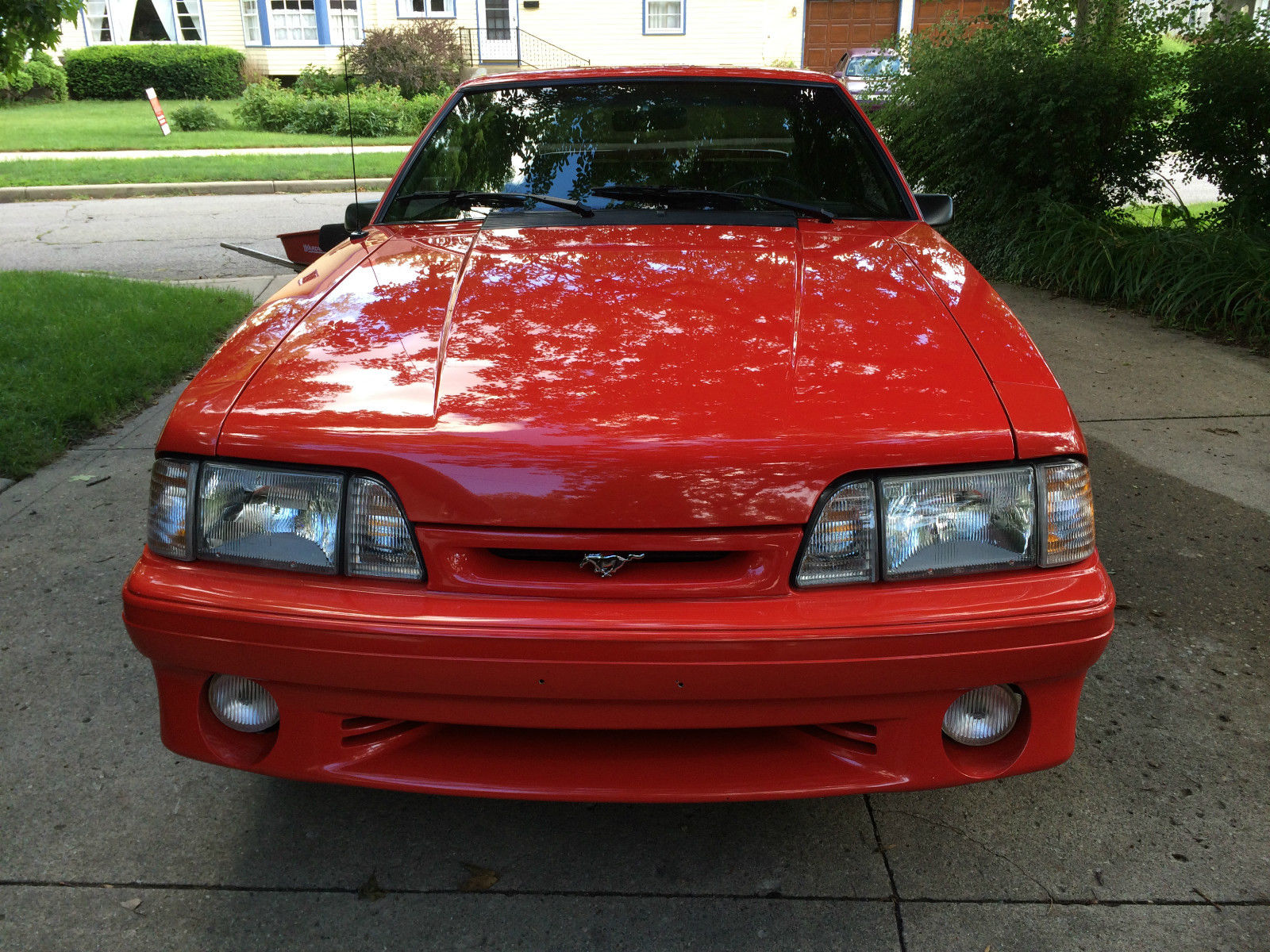 1993 Black Ford Mustang Hatchback