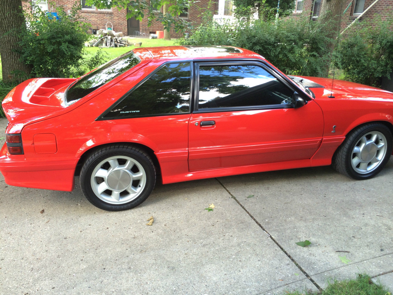 1993 Black Ford Mustang Hatchback