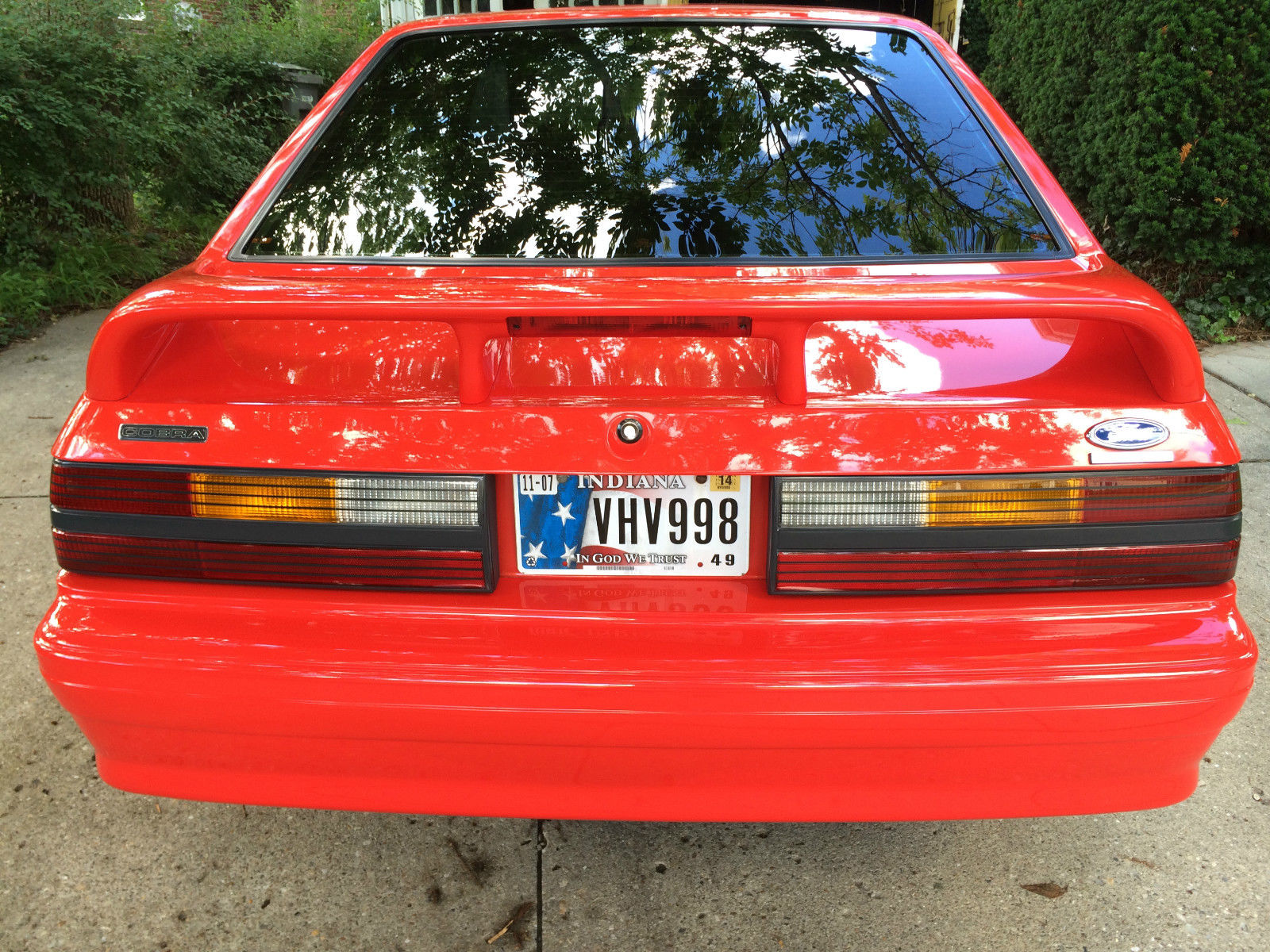 1993 Black Ford Mustang Hatchback