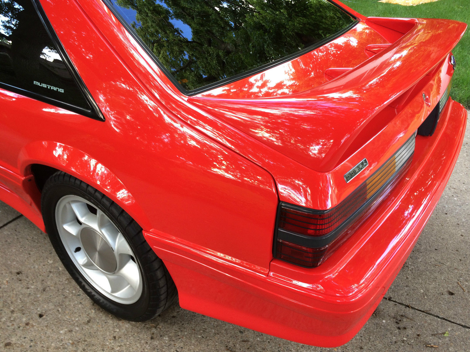 1993 Black Ford Mustang Hatchback