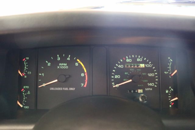 1993 Red Ford Mustang Coupe