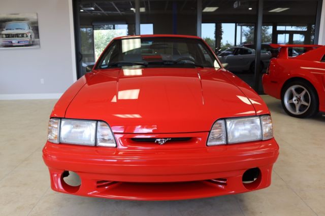 1993 Red Ford Mustang Coupe