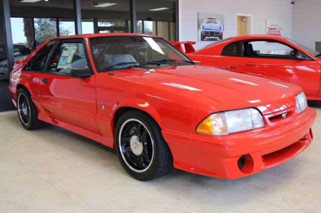 1993 Red Ford Mustang Coupe