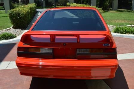 1993 Red Ford Mustang Hatchback