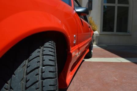 1993 Red Ford Mustang Hatchback