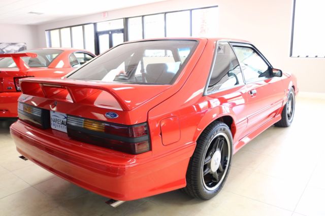 1993 Red Ford Mustang Coupe