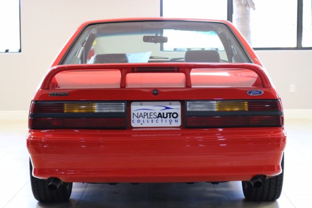 1993 Red Ford Mustang Coupe
