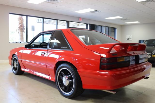 1993 Red Ford Mustang Coupe